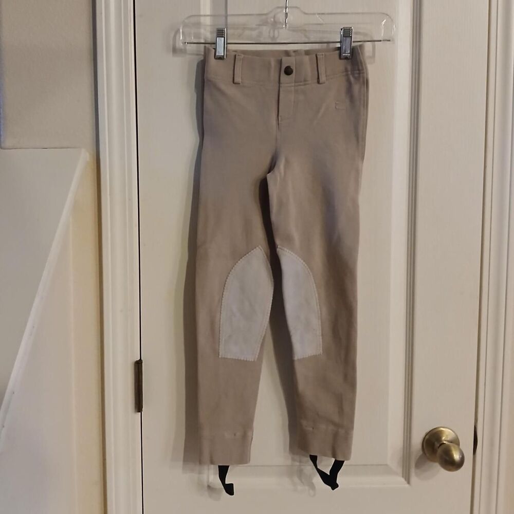 Horze Equestrian Horseback Riding Breeches Knee Patch Stirrups Youth Small
